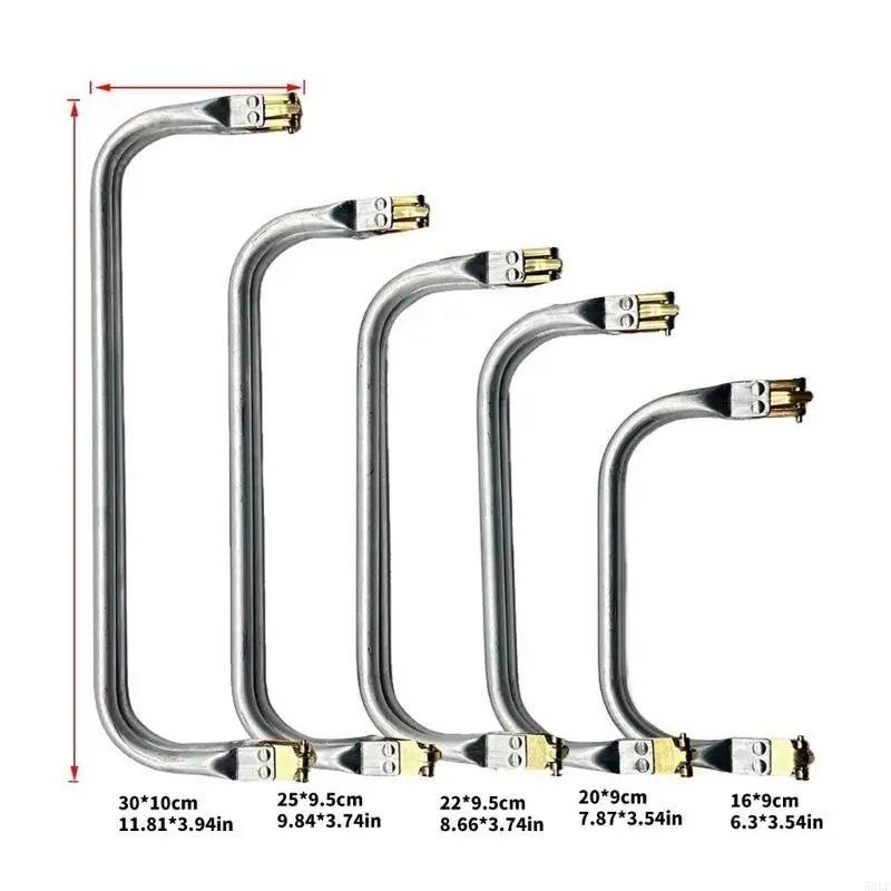 50L 1PC Легкая 16-30 см рамки алюминиевой сумки для модных творений сумочки