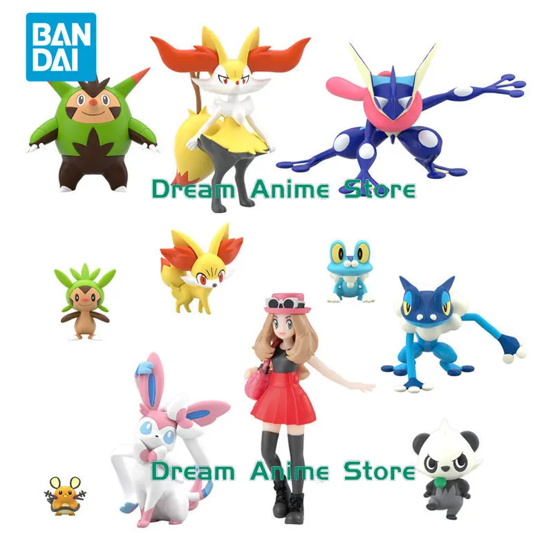 

Bandai Original Pokemon Anime Figure SCALE WORLD Kalos Region Suit Action Figure Toys for Kids Gift Collectible Model Ornaments