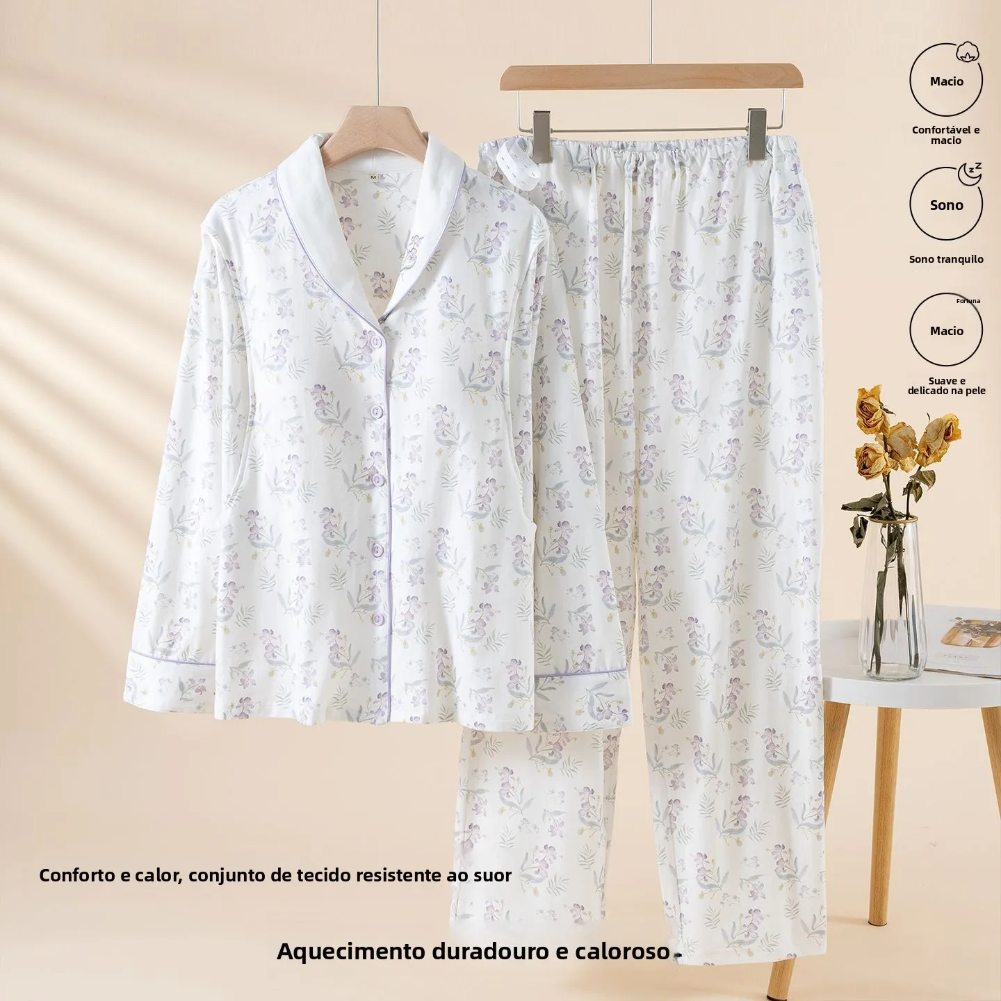 new-2025-breathable-sweat-cloth-postpartum-clothing-spring-autumn-winter-style-women's-nursing-sleepwear-with-chest-pad