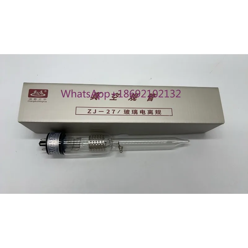ZJ-10B ZJ-27 Ionization Vacuum Gauge Tube Vacuum Sensor Collection Line Magnetic Eight Pin Wiring