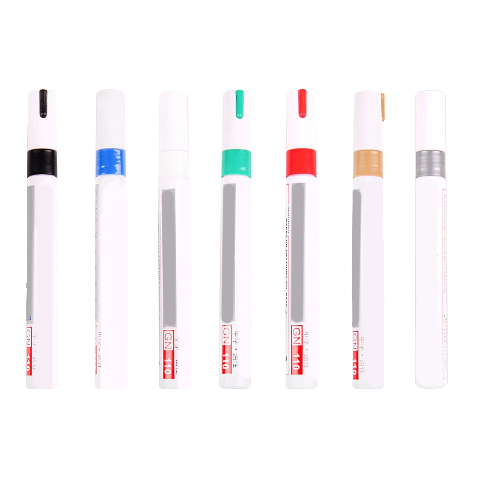 

7 PCS Tire Fill Paint Pen Office Concealing Tools Plastic Automotive Touch-up Pens