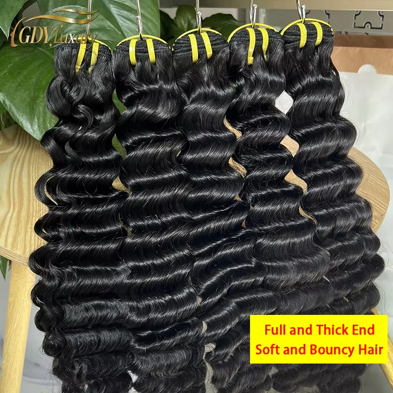 Loose Deep Wave Bundles 100% Human Hair Extensions Unprocessed Vietnamese Raw Hair Wavy Bundles Top Bundles 1/2/3/4PCS Thick