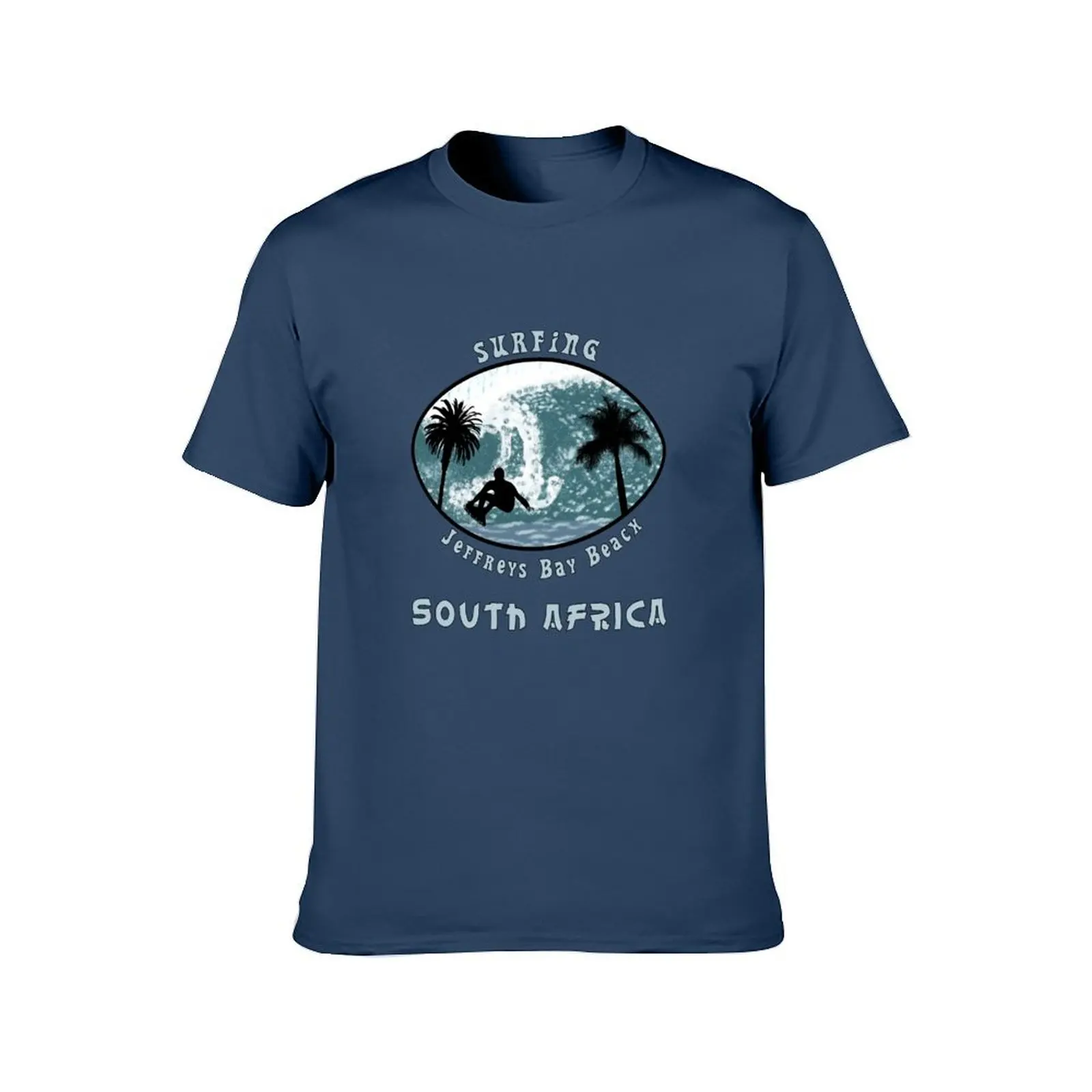 Surfers, Palm Trees, South Africa Jeffreys Bay Beach T-Shirt gifts for boyfriend graphic t shirt vintage outfits for men