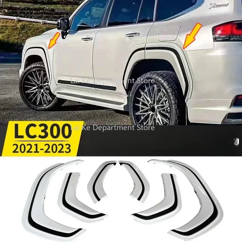 

For La-nd Cruiser 300 2022 Exterior Decoration Modification Accessories LC300 Wheel Eyebrow Lip Body Kit Upgraded Tuning