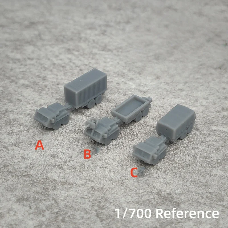 5 قطع M977 OSHKOSH نموذج شاحنة تكتيكية من الراتنج 1/350 أو 1/700 نموذج مصغر لعربة دبابة TK419