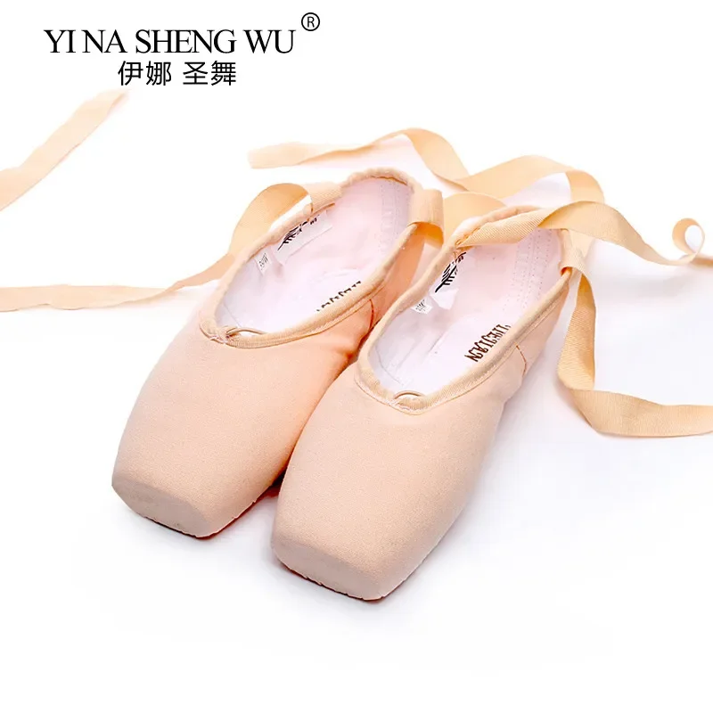 

Ballet Pointe Shoes Canvas Soft Sole Girls Kids Women Practice Ballet Dance Slippers Professional Ballerina Shoes
