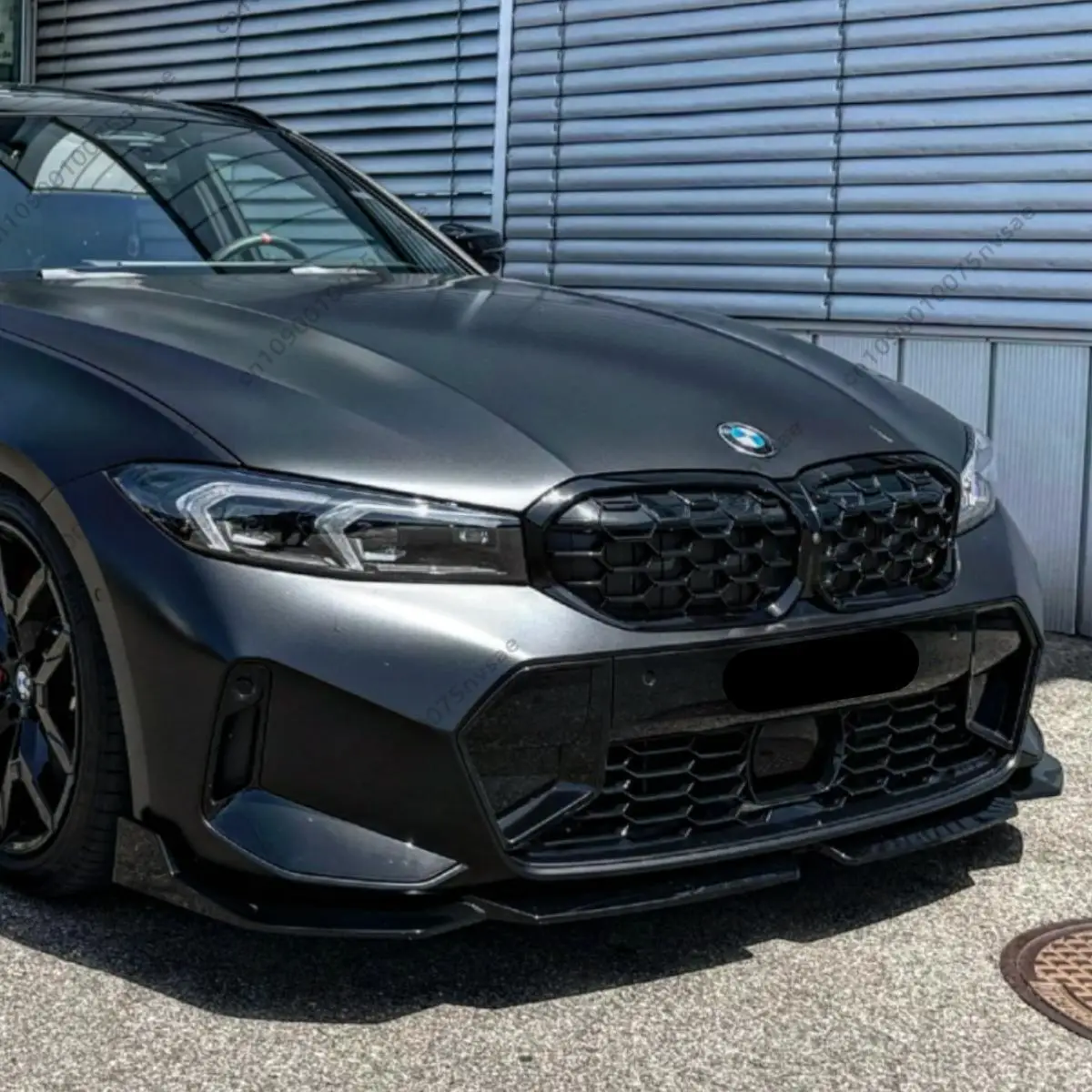 

Front Bumper Lip For BMW G21 Touring Facelift 2022+ Spoiler Splitter Diffuser Gloss Black ABS Trunk Lower Guard Body Kits Tuning