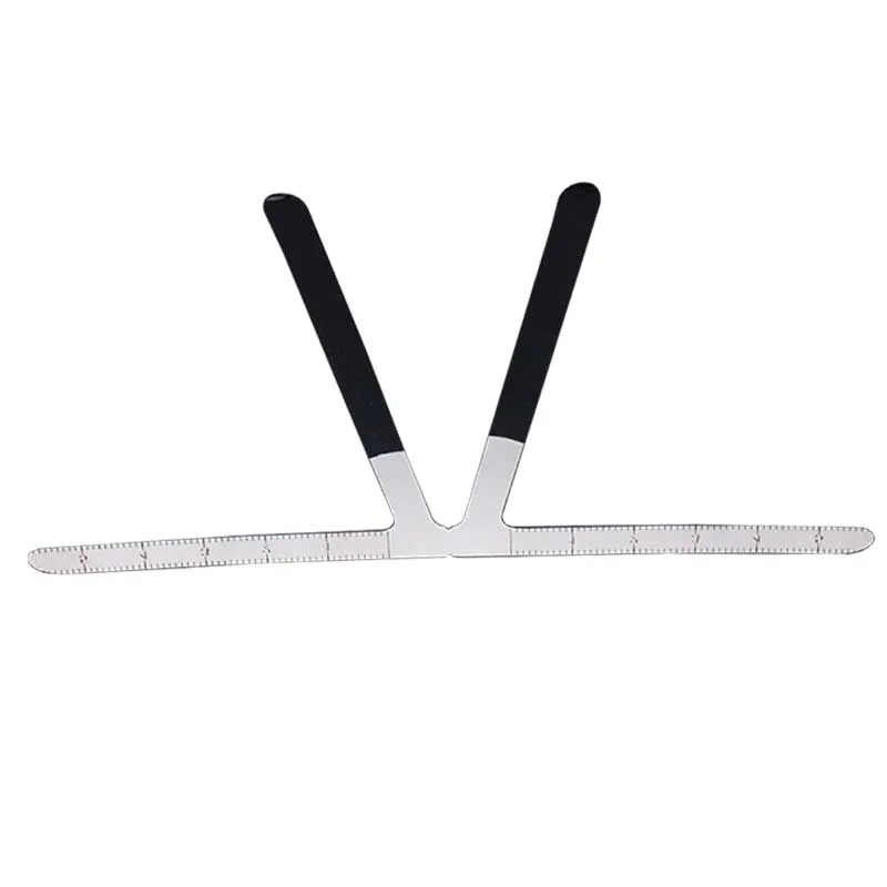 Three-Point Position Measure Stencil Magnesium Alloy Balance Ruler Eyebrow Tattoo Ruler Beauty Plastic Surgery Tool