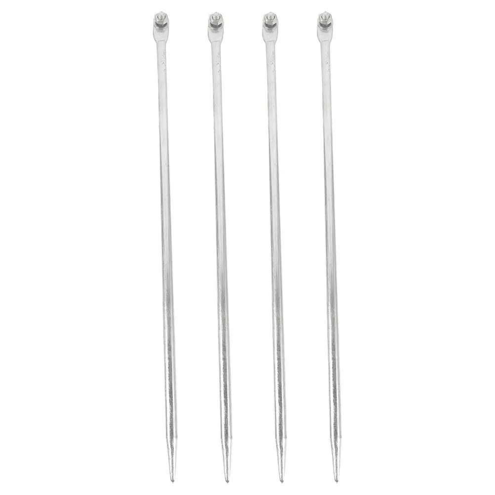 4Pcs Rod Grounding Stakes Heavy Duty Iron Portable Ground Rod for Buildings Signal Towers Electrical