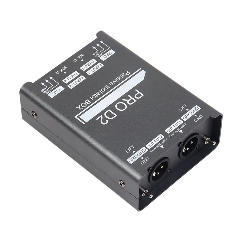 

A51Q-Audio Isolator Passive Isolator BOX Permalloy Isolator Current Sound Noise Mixer