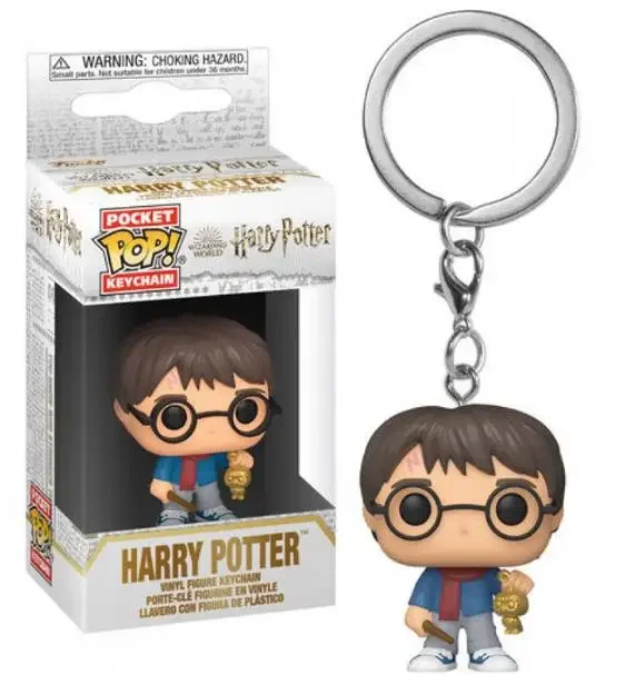 Funko pop  Dumbledore Keychain Doll Christmas Edition Pendant Action Figure Collection Model Gifts for kids birthday Gifts