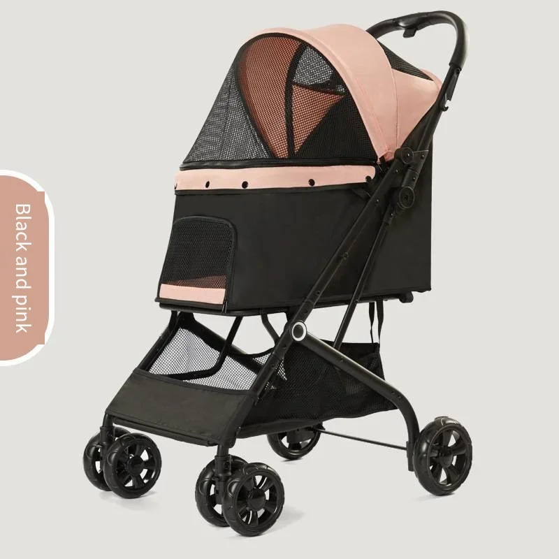

Dog Cart High Beauty Breathable Pet Cart Foldable Pet Dog Cat 15kg Small and Medium Sized Dog Pet Cart Cat Stroller