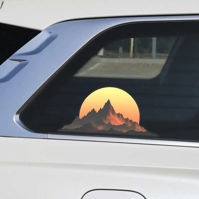 

Car Side Window Mountain Deep Forest Off road Decoration Sticker Cover Sticker FOR 4RUNNER External Accessories Car Sticker
