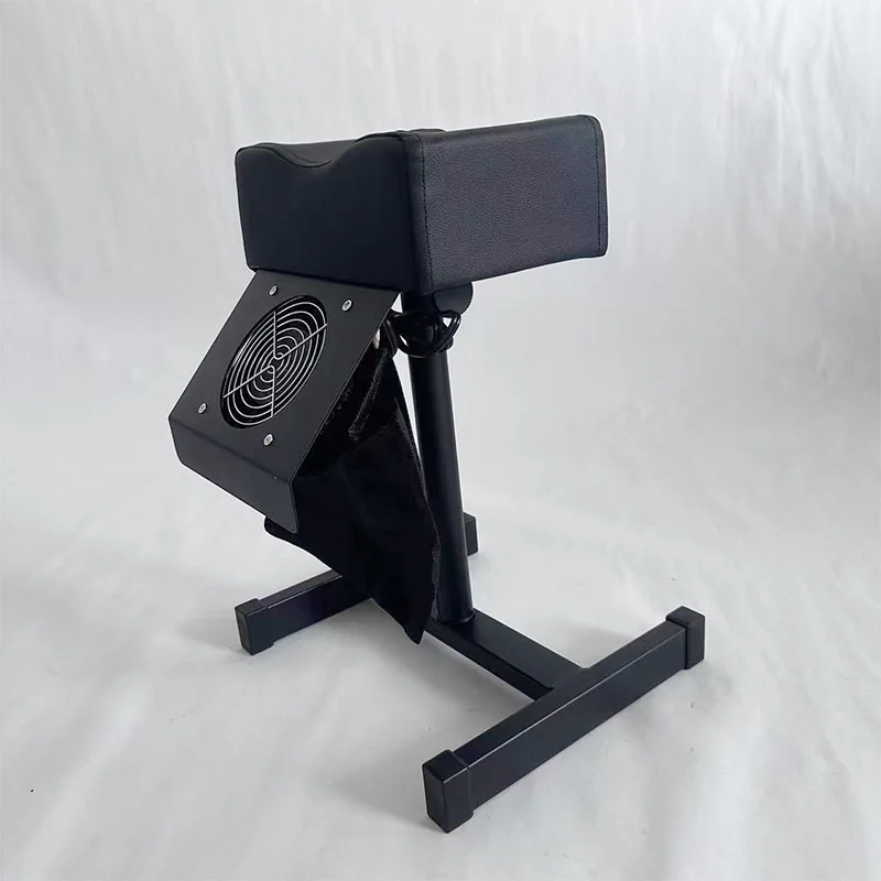 Adjustable Pedicure Foot Rest Height Adjustable Pedicure Stool with Soft PU Cushion Salon Foot Stand for Nail Pedicure Foot Care