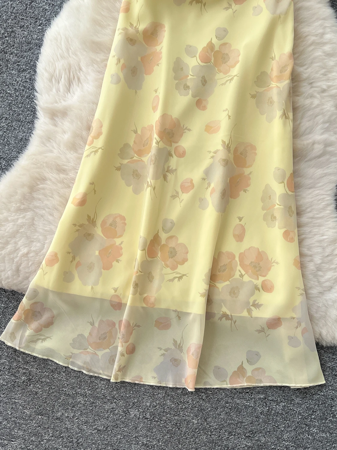 Été Ele Aosphere imprimé Svel femme Dr taille haute jupe trapèze ort Sve Me minceur longue Dr