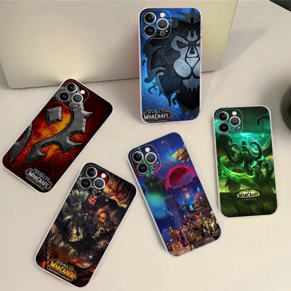 

Warcrafts Of World W-WOW Game Phone Case Silicone Soft For Iphone 15 14 13 12 11 Pro Mini XS MAX 8 7 6 Plus X XS XR Cover