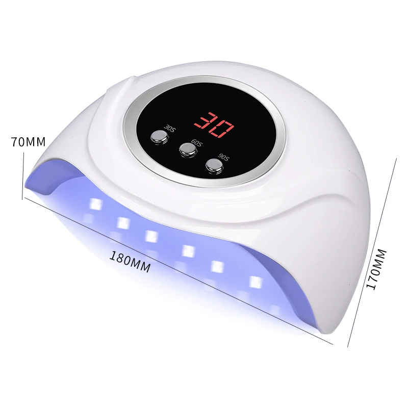 การอบแห้งโคมไฟเล็บ UV LED แบบมืออาชีพด้วยเครื่องมือทําเล็บสําหรับเล็บเจล