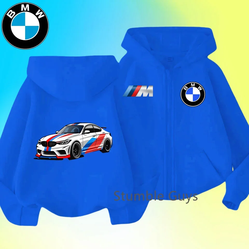

BMW Kids Zipper Hoodie Autumn Clothes Winter Boys Girls Warm Casual Sweatshirt Cool Street Jacket​