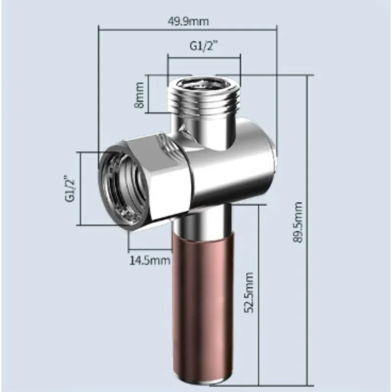 All Copper Articulated Angle Valve Suitable for Toilet Water Heater Water Purifier Plumbing Accessories