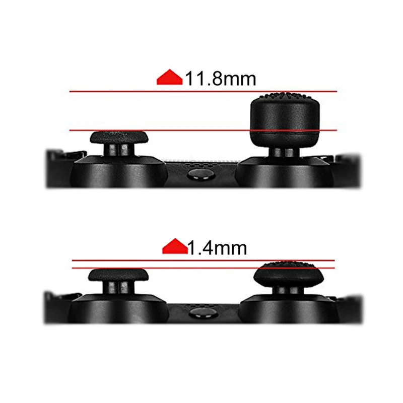 Slim silikonowy pokrowiec na analogowa gałka do Xbox PS3 PS4 antypoślizgowa nakładka z kciukiem do PlayStation 4 PS4 akcesoria Pro 8 szt