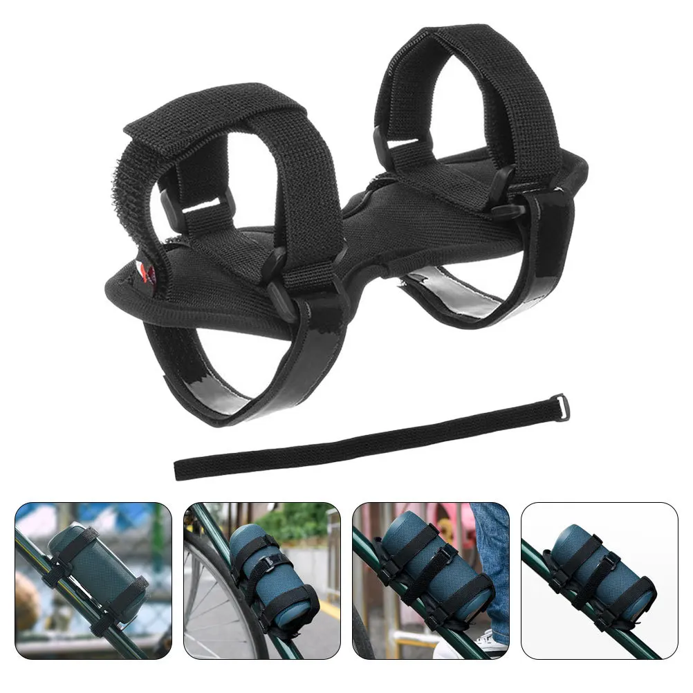 

Multi-Function Bike Speaker Holder Sturdy Plastic Nylon Convenient Bike Bottle Holder Portable Strap Cycling Accessory