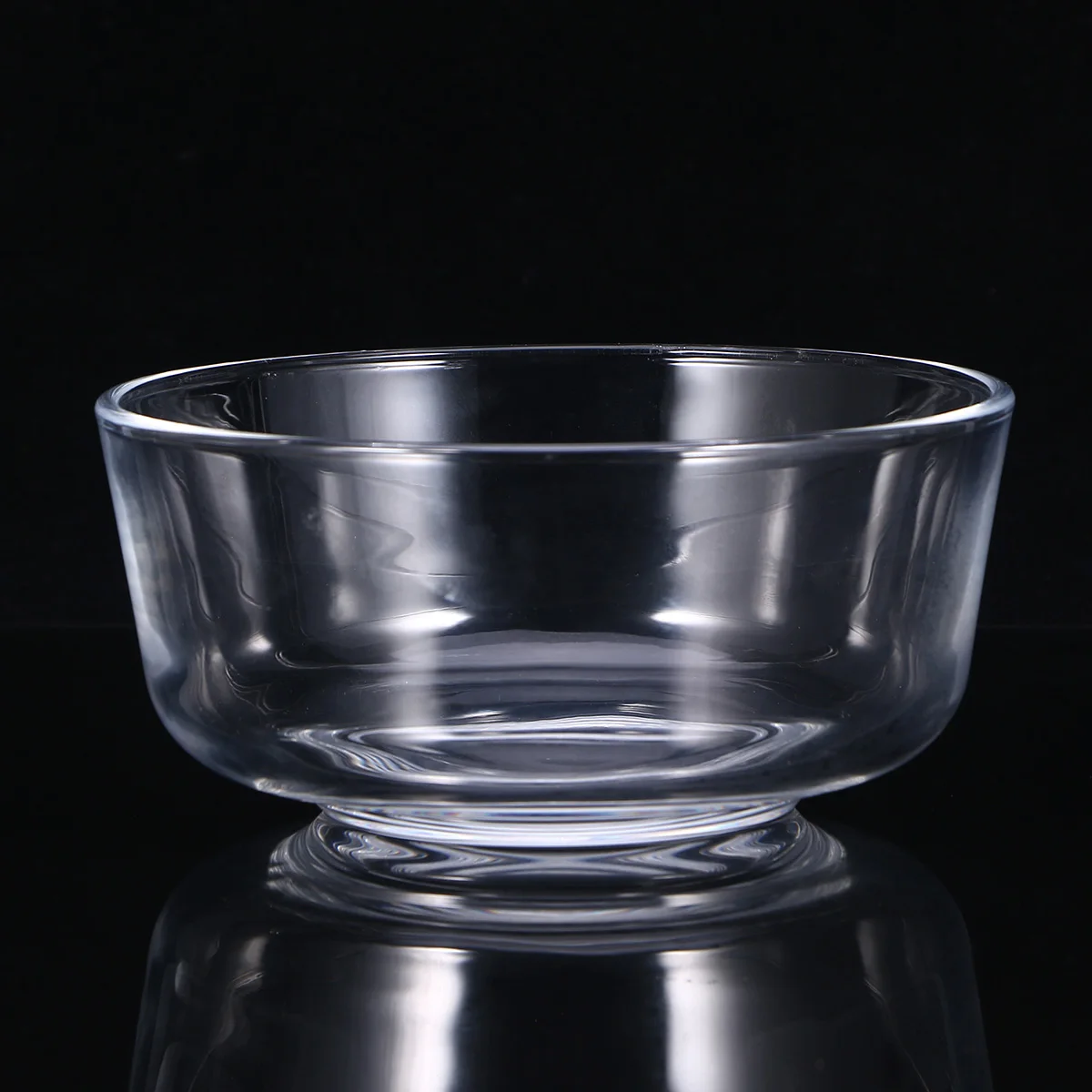 

6 Inch Glass Bowl Transparent Heat Resistant Salad Dessert Fruit Serving Bowl Clear Wide Rim For Party Wedding Catering Kitchen
