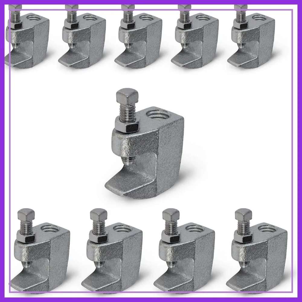

Vertical Beam Clamp for Copper, Steel, PVC Tubing, 1/2 in., Electro Galvanized Steel (10 Pack)