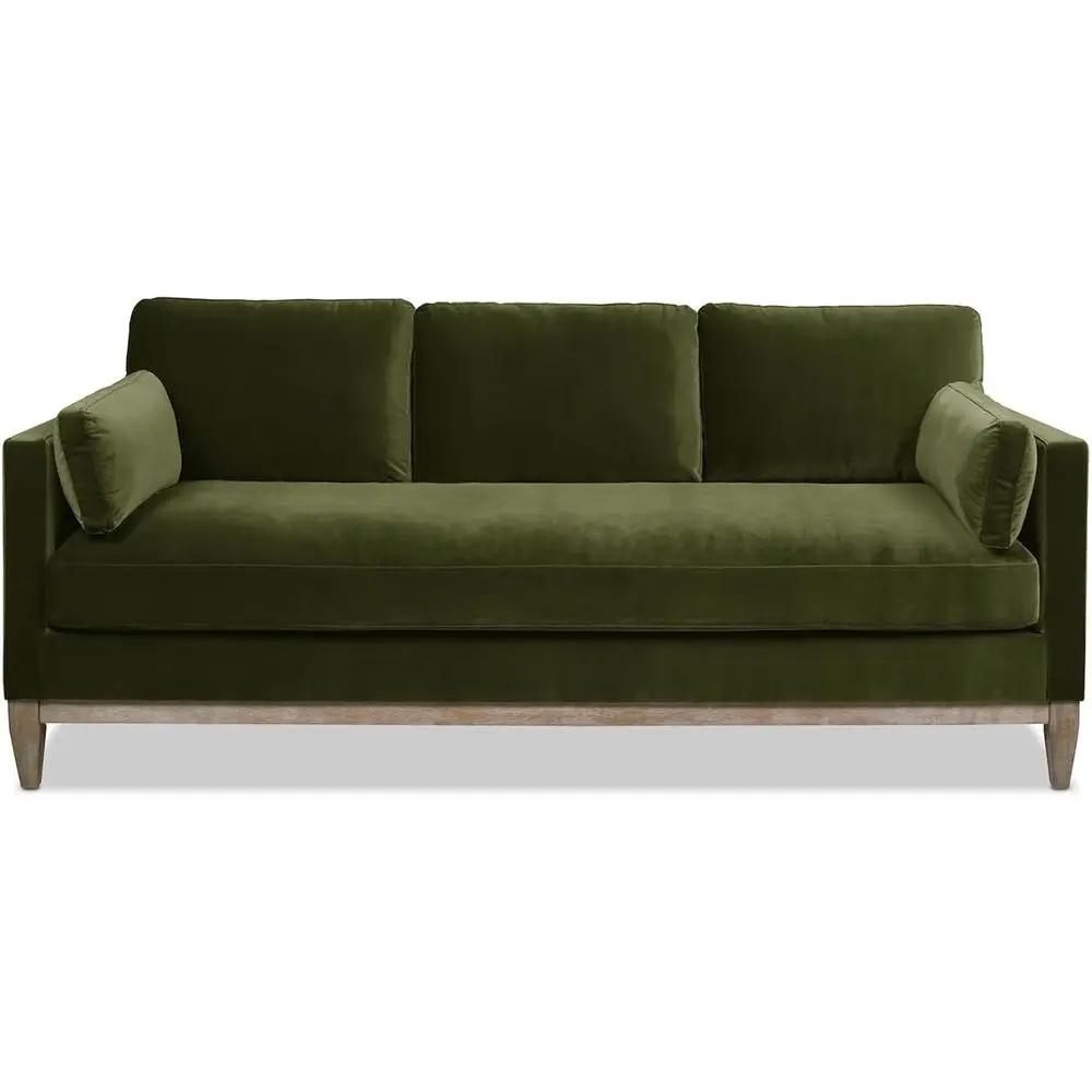 84 Extra-Large Velvet Sofa for Living Room