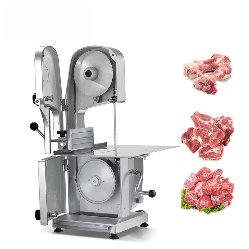 Professional Automatic Commercial Meat & Bone Cutting Machine Frozen Meat Sawing Tabletop Bone Saw with Motor Core Component
