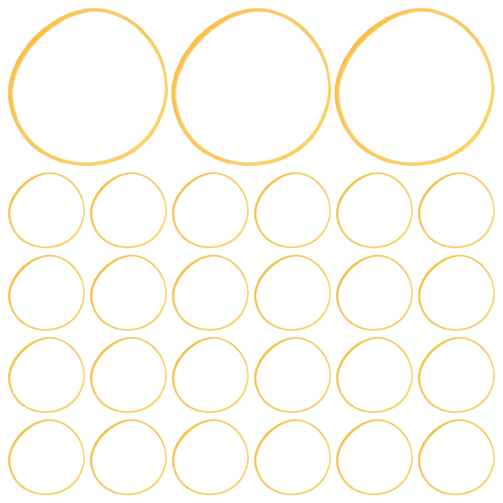 550 قطعة الأربطة المطاطية المرنة الثقيلة واسعة لمط حزام ربط لمكتب سلة المهملات تثبيت التخييم في الهواء الطلق التنزه