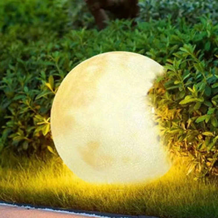 New Pop Star Outdoor Ball Atmosphere Courtyard Net Red Living Room Bedroom Bed Warm Moon Floor Lamp