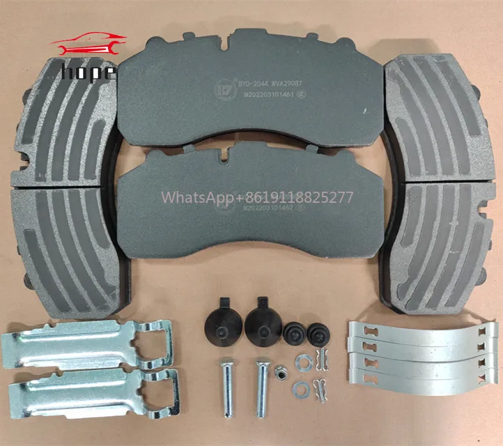 

brake auto pad WVA29087 truck brake pad for EuroCargo tanker EuroTech MP G6502 125252 FCV773 FDB773 05970W 05971W JCA49800