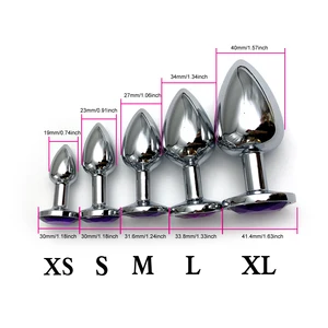 メタルアナルプラグジュエリーベースの初心者からエキスパート5サイズの尻プラグ、アダルトおもちゃのテールメス/オスのディルドセックスおもちゃカップル大人ゲーム 8ベストセールスセックスチェアディルド-2