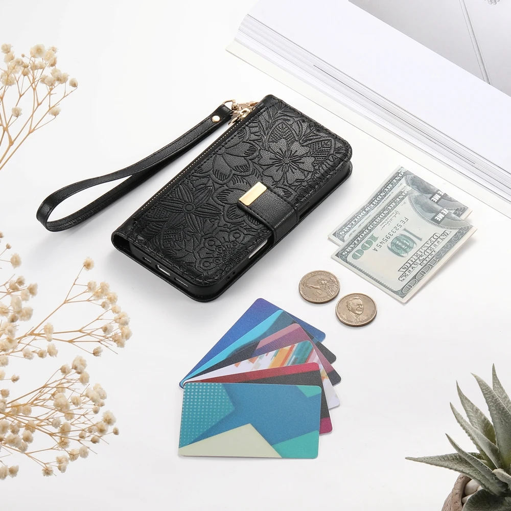 Flip Leder Telefon Abdeckung Für Samsung Galaxy S25 Rand S24 Ultra S23 S22 A07 A05s A04e F04 A13 A12 A15 A16 A17 A22 A23 A24 A25 A26