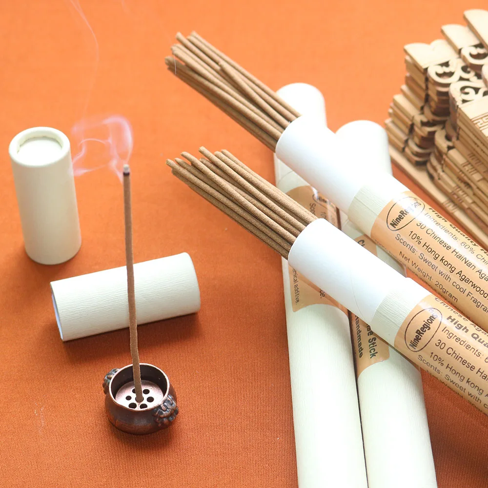 20g Chinese Kynam+HaiNan+HongKong Agarwood Incense Sticks Limited Stock Self-Handmade Nature Eco-Friendly Premium Quality