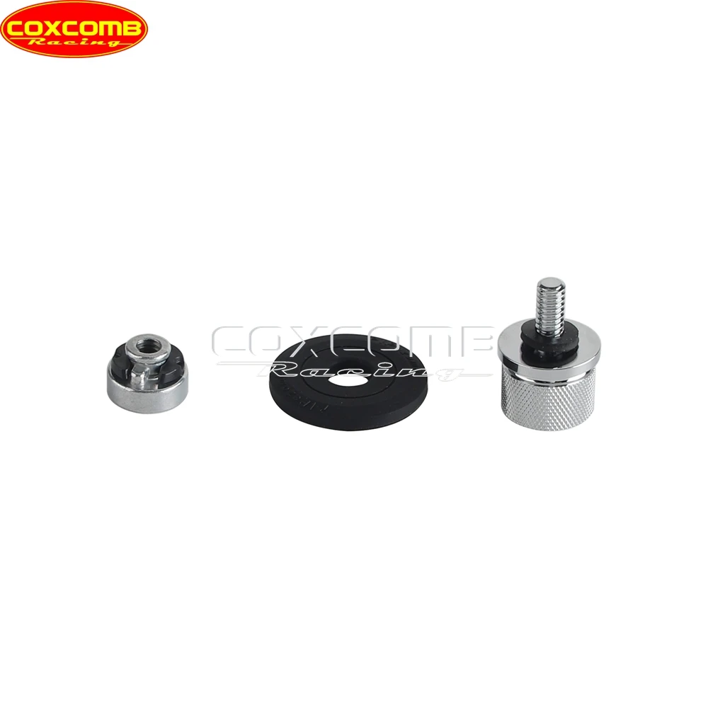 Motorcycle 1/4-20 Thread Seat Bolt Nut Seat Fender Washer Kit For Harley Touring Sportster Softail Dyna Road Glide Trike 1997-Up