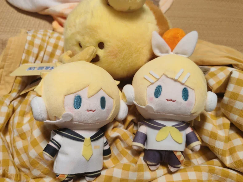 Hatsune Miku Plüschpuppe Spielzeug Kagamine Len Rin Rucksack Schlüsselanhänger Niedliche Stoffpuppen Sammlung Modell Ornament Spielzeug Mädchen Geschenk – Detail 8