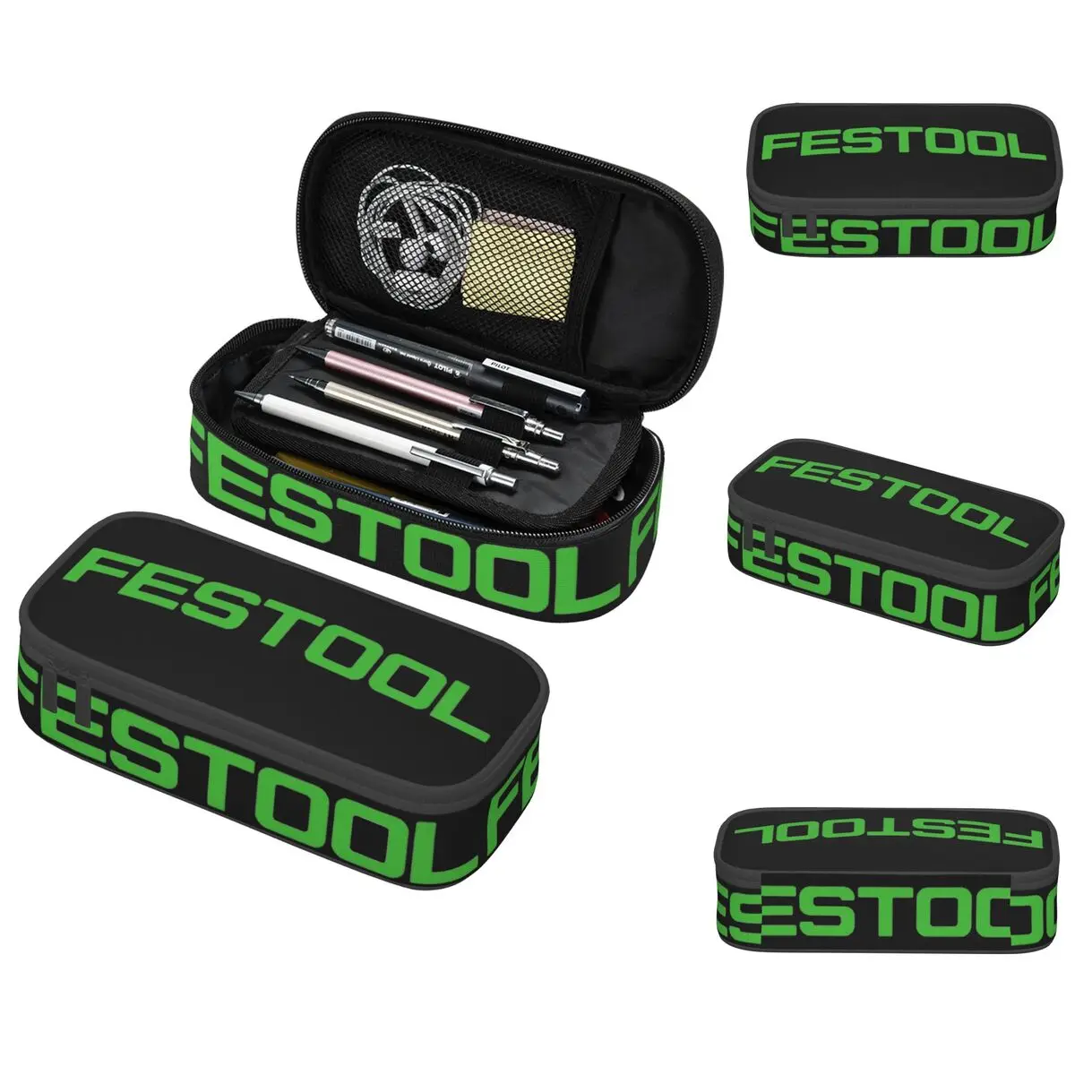 

Festool Powertool Logo Pencil Case for Students Gifts Pen Box Pencil Bag Stationery Supplies Pen Holder Bag