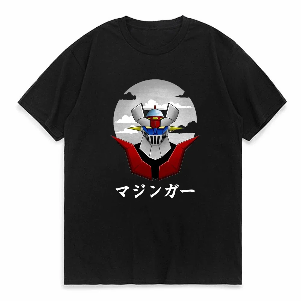 summer men t-shirt Anime Mazinger Z t shirt Für Männer Design Kurzarm Mode Benutzerdefinierte Plus Cartoon cotton Camiseta