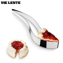 Stainless Steel Cake Pie Clip Knife Slicer Server Cake Cutters Cookie Fondant Dessert Tools Kitchen Gadget Baking Accessories