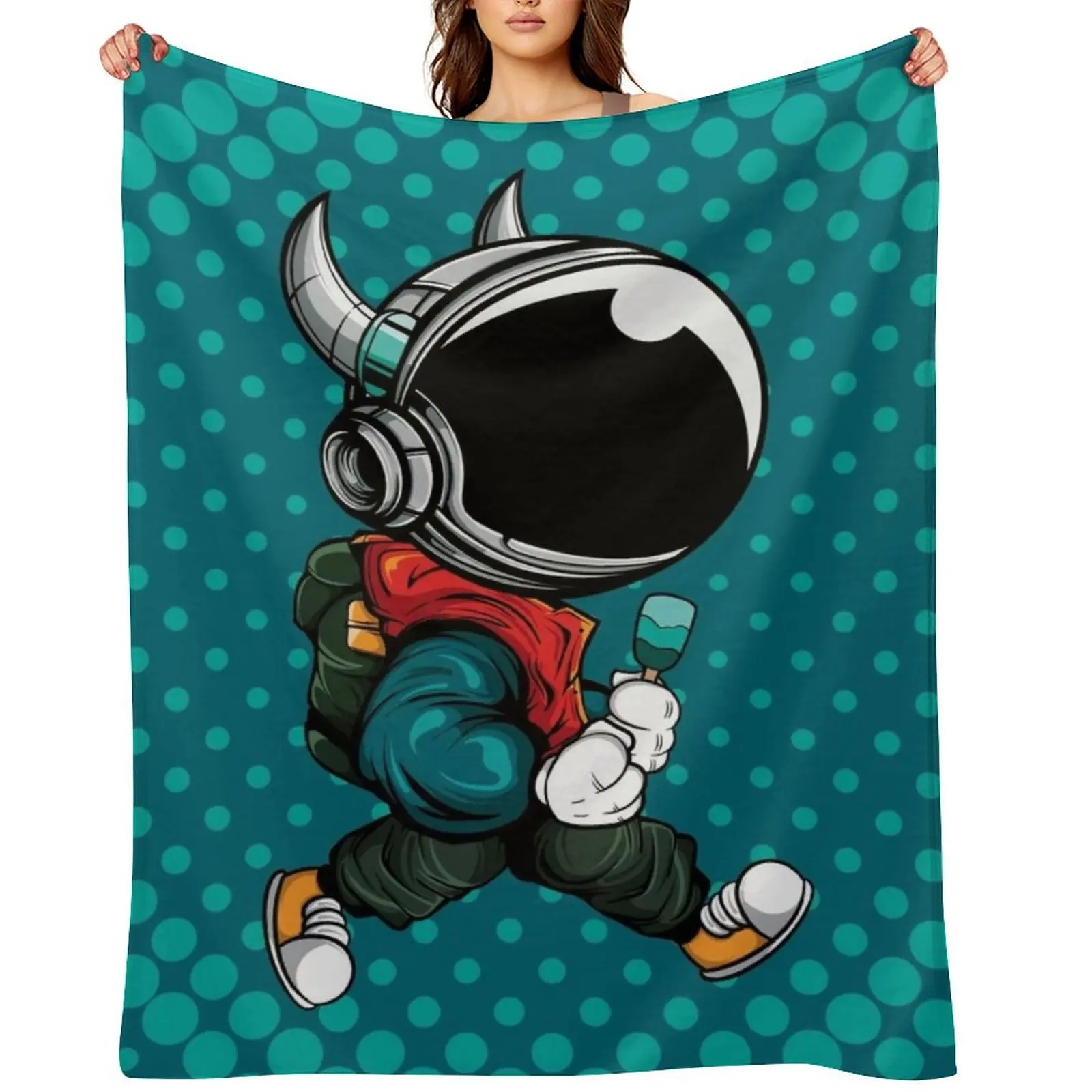 

Robot Throw Blanket Extra Large Throw Kid'S Summer Beddings Decorative Throw Blankets