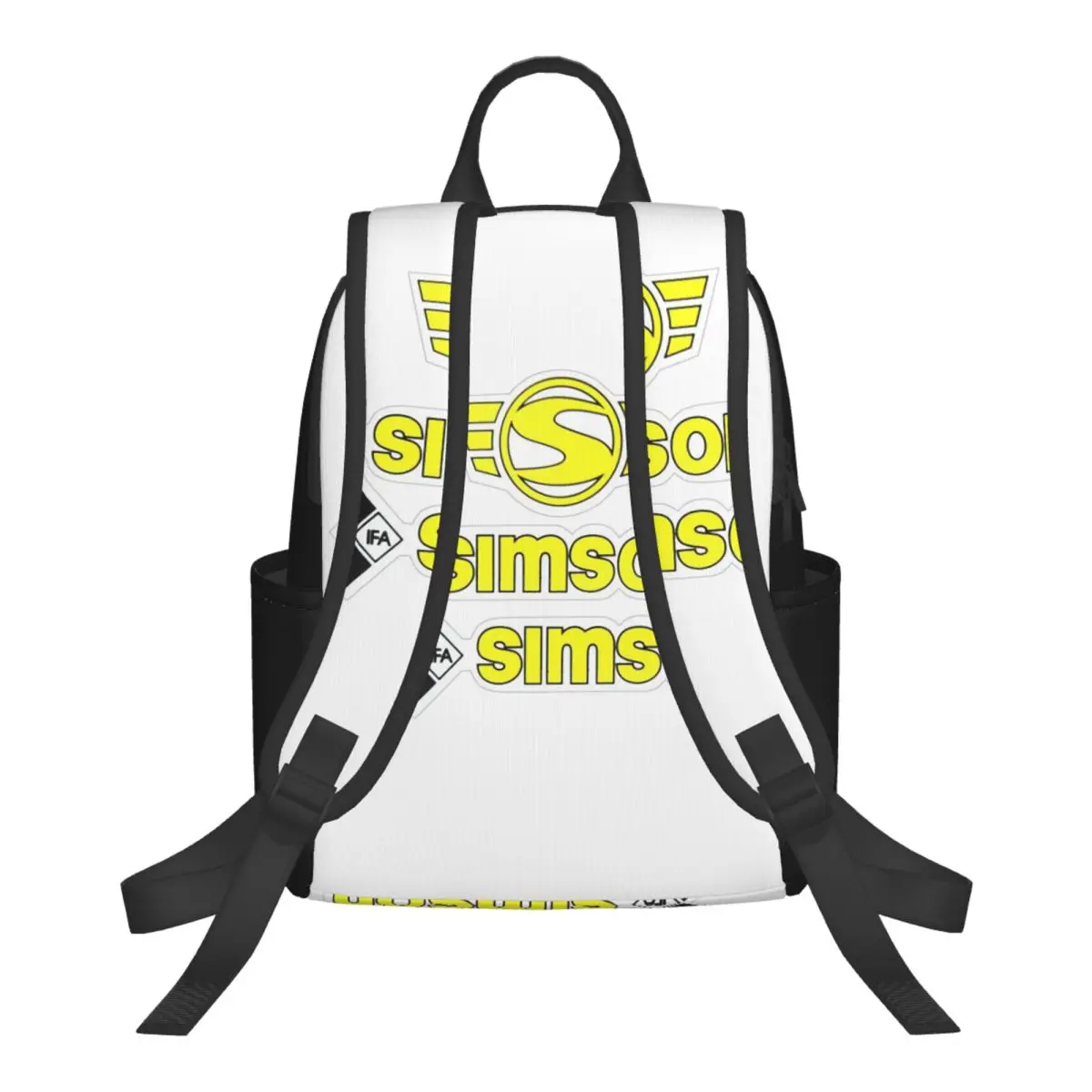 Motorcycle S-Simsons 18 Student Backpack School Bag Hiking Travel Daypack for Men Women Bookbag Shoulder Bags