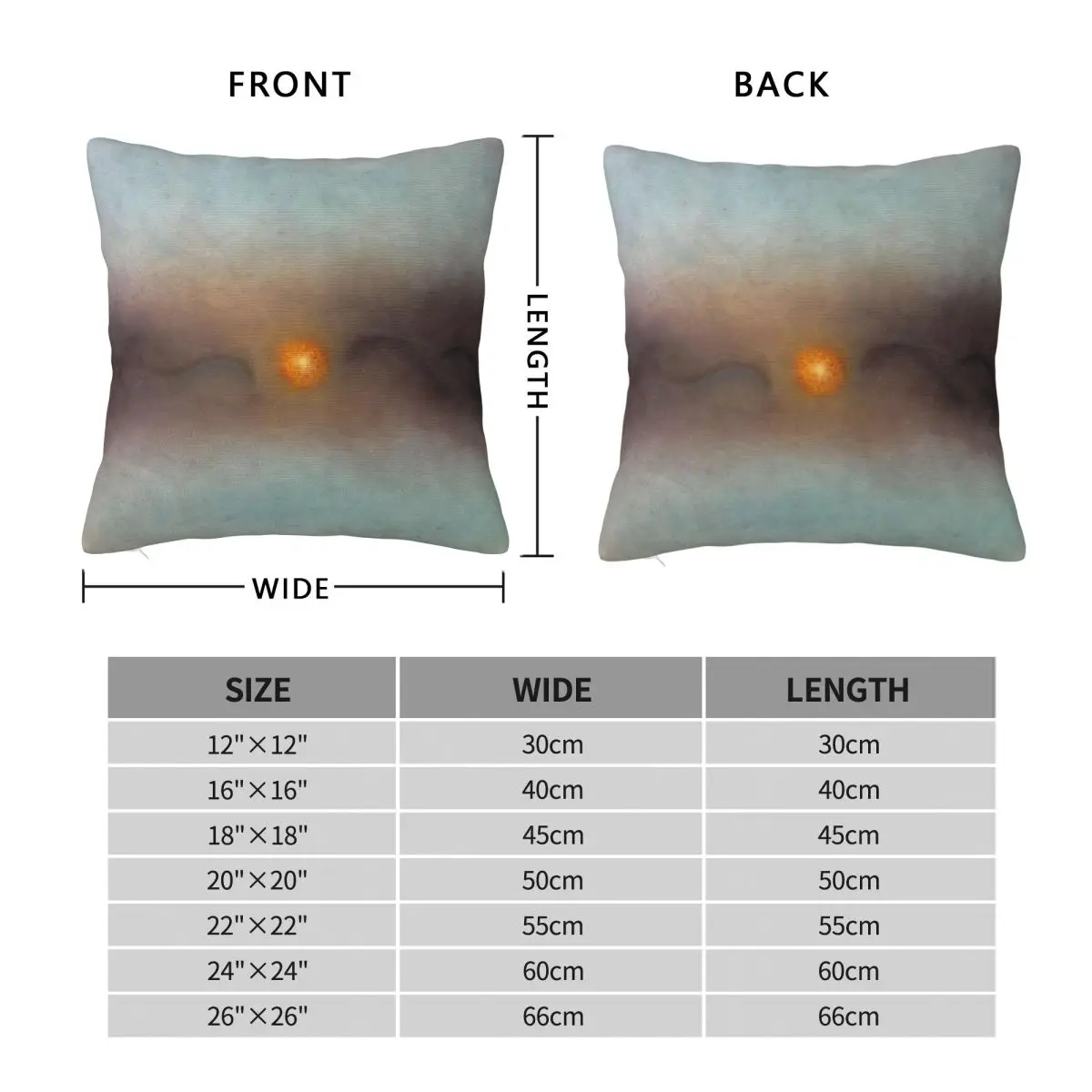 Present Moment Pastel Hippie Square Pillowcase Polyester Linen Velvet Printed Zip Decorative Pillow Case Room Cushion Cover