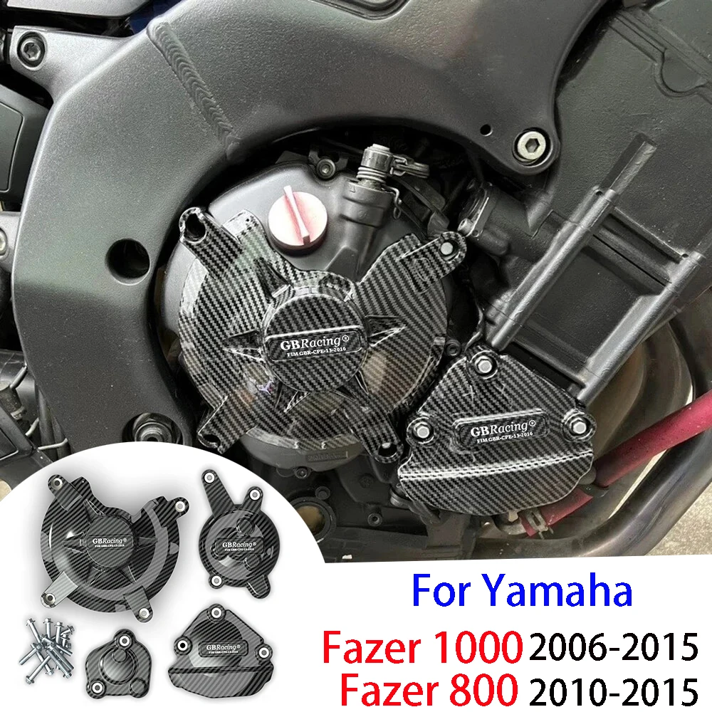 For Yamaha FAZER 800 FZ8 2010-2015&FAZER 1000 FZ1 2006-2015 Motorcycle Engine Alternator Clutch Protection Cover Accessories byJ