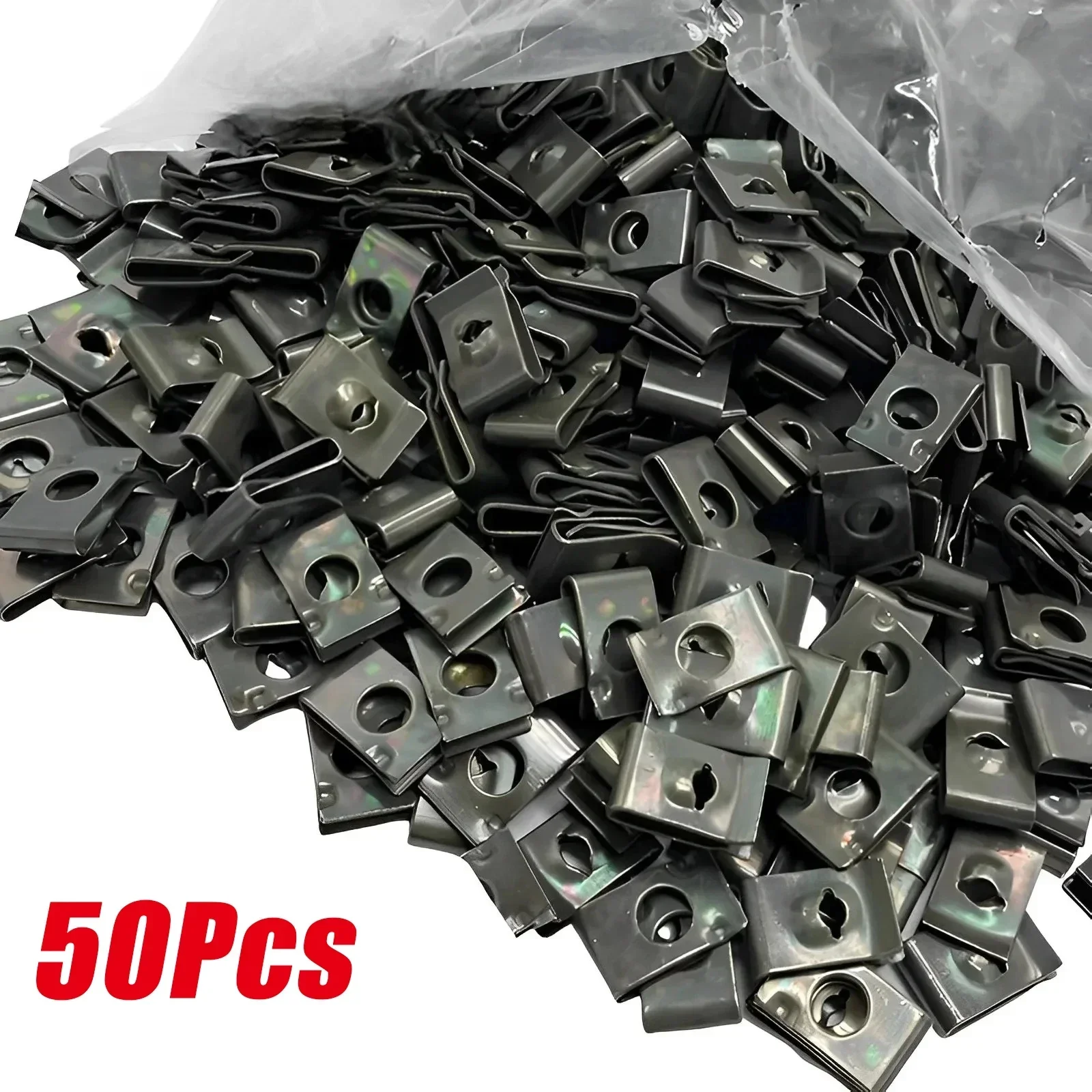 Motorfietsen Gemengde Metalen Schroeven Tikken Fastener Clips Auto U-Type Anti-roest Bescherming Clip Schroef Gesp Motorfiets Accessoires