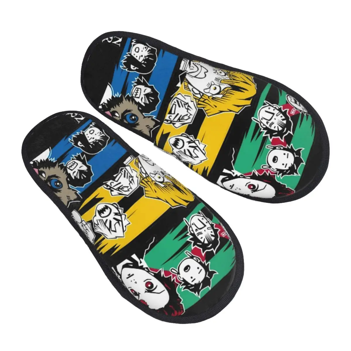 Demons Slayers Slippers for Women Men House Shoes Soft Indoor Slippers