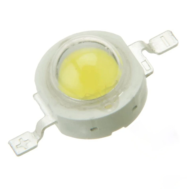 CYCLI-100Pcs LED Beads Natural White LED Light 1W High Power Lamp Chip 4000K LED Chip