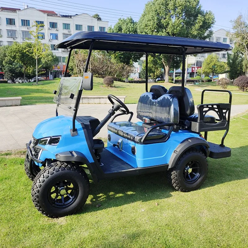 Chinese Manufacturer Latest Golf Electric Car 4 Wheel Disc Brake Mini Small 4 Seater Golf Cart Off Road Sightseeing Club Car