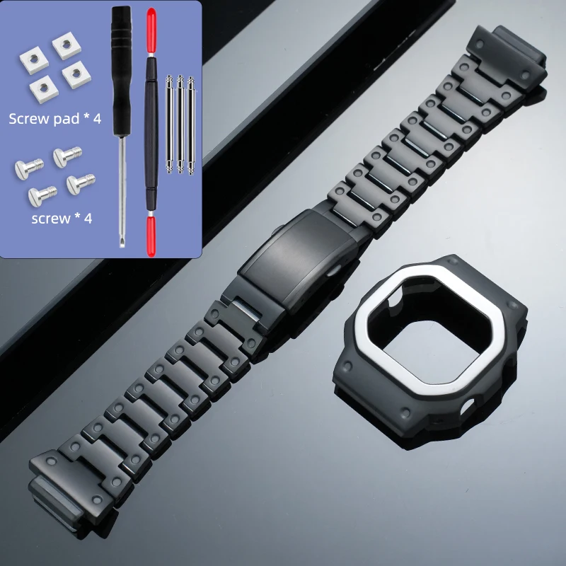 DW-H5600 Titanium Alloy Case Bracelet For Casio G-SHOCK G-SQUAD DW