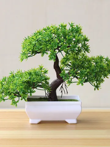 Artificial Tree Bonsai Simulation Plants Pot Plants for Garden Table Home Room Bedroom Decoration Outdoor Fake Plant Ornaments